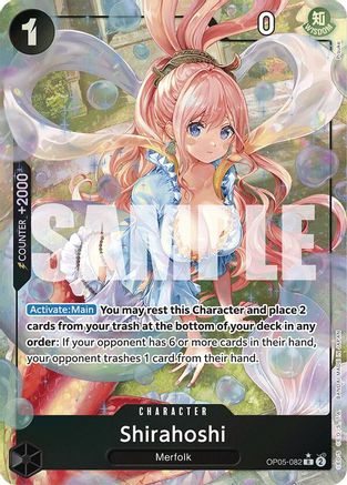 Shirahoshi (OP05-082) (Alternate Art) (OP05-082) - Premium Booster -The Best- Foil - for just $46.55! 