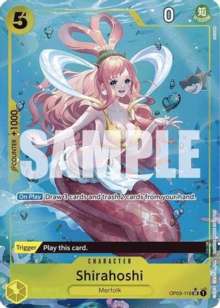 Shirahoshi (OP03-116) (Full Art) (OP03-116) - Premium Booster -The Best- Foil - for just $4.70! 