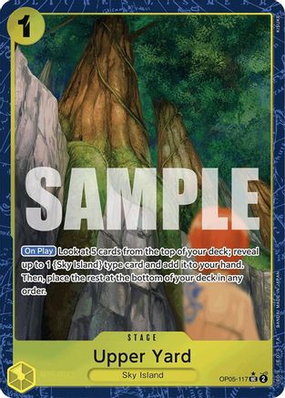 Upper Yard (Alternate Art) (OP05-117) - Premium Booster -The Best- Foil - for just $36.17! 