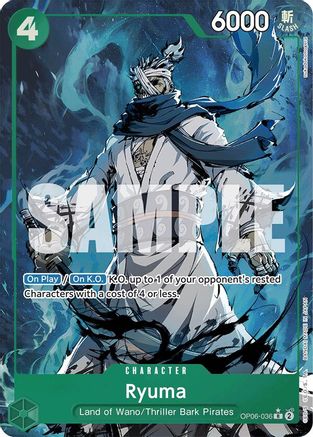 Ryuma (Alternate Art) (OP06-036) - Premium Booster -The Best- Foil - for just $12.35! 