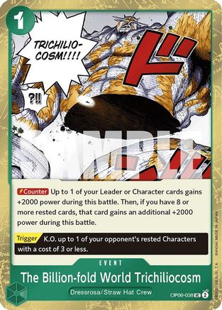 The Billion-fold World Trichiliocosm (Jolly Roger Foil) (OP06-038) - Premium Booster -The Best- Foil - for just $0.18! 