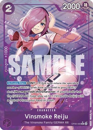 Vinsmoke Reiju (OP06-068) (Full Art) (OP06-068) - Premium Booster -The Best- Foil - for just $19.98! 