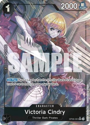 Victoria Cindry (Full Art) (OP06-091) - Premium Booster -The Best- Foil - for just $22.35! 