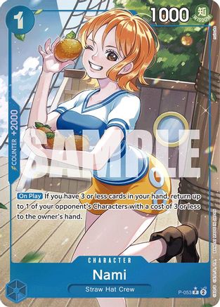 Nami (P-053) (Full Art) (P-053) - Premium Booster -The Best- Foil - for just $18.73! 