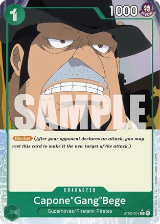 Capone"Gang"Bege (ST02-004) (Full Art) (ST02-004) - Premium Booster -The Best- Foil - for just $0.50! 