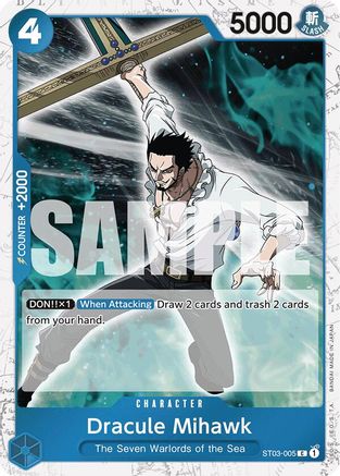 Dracule Mihawk (ST03-005) (Jolly Roger Foil) (ST03-005) - Premium Booster -The Best- Foil - for just $0.10! 