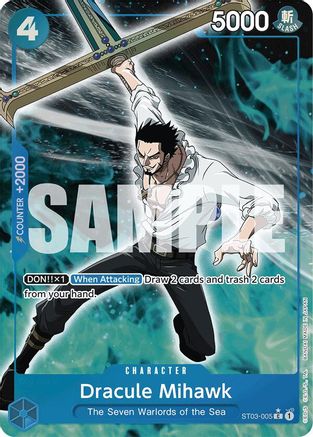 Dracule Mihawk (ST03-005) (Full Art) (ST03-005) - Premium Booster -The Best- Foil - for just $4.53! 
