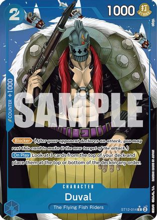 Duval (Full Art) (ST12-014) - Premium Booster -The Best- Foil - for just $4.03! 