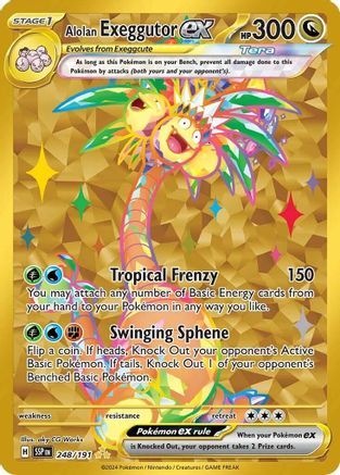 Alolan Exeggutor ex 248/191 - SV08 Surging Sparks Holofoil - for just $5.57! 