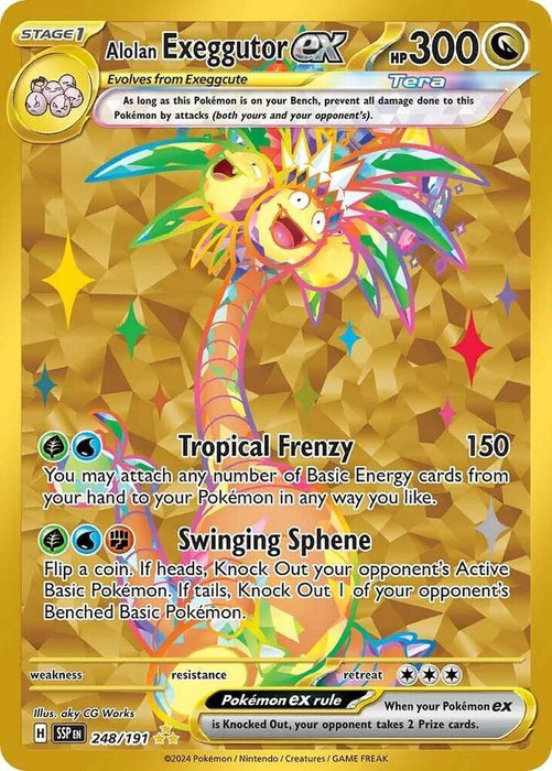 Alolan Exeggutor ex (248/191) [Scarlet & Violet: Surging Sparks] - for just $4.40! 