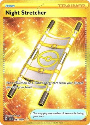 Night Stretcher 251/191 - SV08 Surging Sparks Holofoil - for just $7.99! 