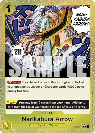 Narikabura Arrow (Textured Foil) (ST09-014) - Premium Booster -The Best- Foil - for just $1.68! 