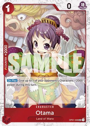 Otama (Jolly Roger Foil) (OP01-006) - Premium Booster -The Best- Foil - for just $0.33! 
