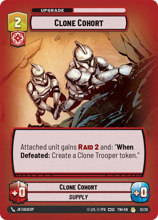 Clone Cohort (12/20) [Twilight of the Republic: Weekly Play] - for just $0.15! 