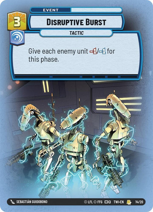 Disruptive Burst (14/20) [Twilight of the Republic: Weekly Play] - for just $0.10! 