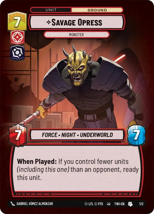 Savage Opress - Monster (1/2) [Store Showdown Promos] - for just $0.10! 