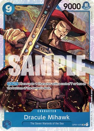 Dracule Mihawk (OP01-070) (Reprint) (OP01-070) - Premium Booster -The Best- Foil - for just $0.33! 