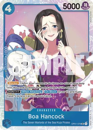 Boa Hancock (OP01-078) (Reprint) (OP01-078) - Premium Booster -The Best- Foil - for just $0.45! 