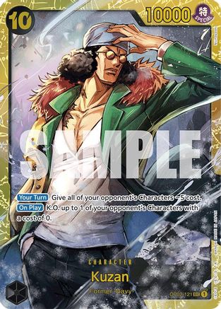 Kuzan (OP02-121) (Reprint) (OP02-121) - Premium Booster -The Best- Foil - for just $1.50! 