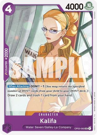 Kalifa (Reprint) (OP03-060) - Premium Booster -The Best- - for just $0.05! 