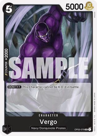 Vergo (Reprint) (OP03-079) - Premium Booster -The Best- - for just $0.05! 