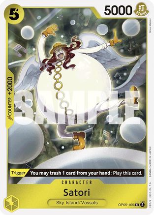 Satori (Reprint) (OP05-105) - Premium Booster -The Best- Foil - for just $0.13! 