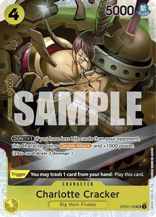 Charlotte Cracker (Reprint) (OP03-108) - Premium Booster -The Best- Foil - for just $0.13! 