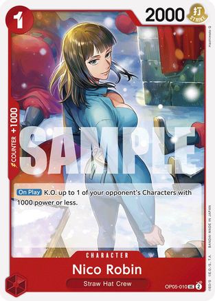 Nico Robin (Reprint) (OP05-010) - Premium Booster -The Best- - for just $0.08! 