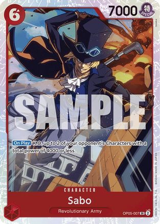 Sabo (OP05-007) (Reprint) (OP05-007) - Premium Booster -The Best- Foil - for just $0.13! 