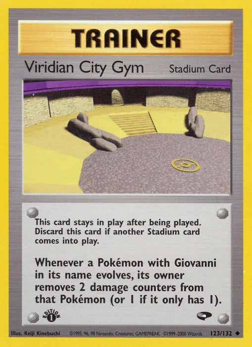 Viridian City Gym (123/132) [Gym Challenge 1st Edition] - for just $0.55! 