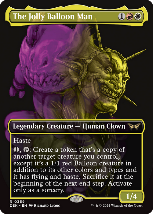 The Jolly Balloon Man (DSK-359) - Duskmourn: House of Horror (Borderless) - for just $0.33! 