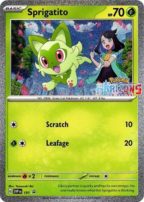 Sprigatito (191) [Scarlet & Violet: Black Star Promos] - for just $0.35! 