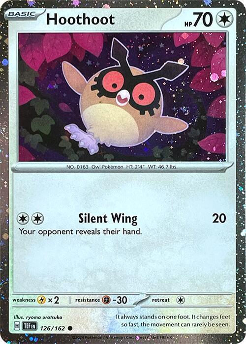 Hoothoot (126/162) (Cosmos Holo) [Scarlet & Violet Promo Cards] - for just $0.20! 