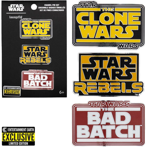 Star Wars Animated Series Enamel Pin 3-Pack - Entertainment Earth Exclusive - Just $19.99! Shop now at Retro Gaming of Denver