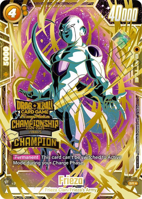Frieza (FB01-129) (Championship 2024-2025 Finals Champion) [Tournament and Championship Promos] - for just $0.10! 