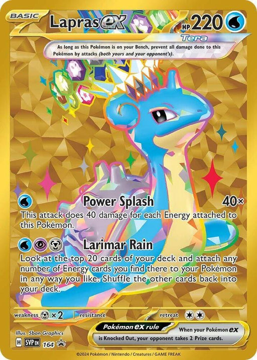 Lapras ex (164) [Scarlet & Violet: Black Star Promos] - for just $2.60! 