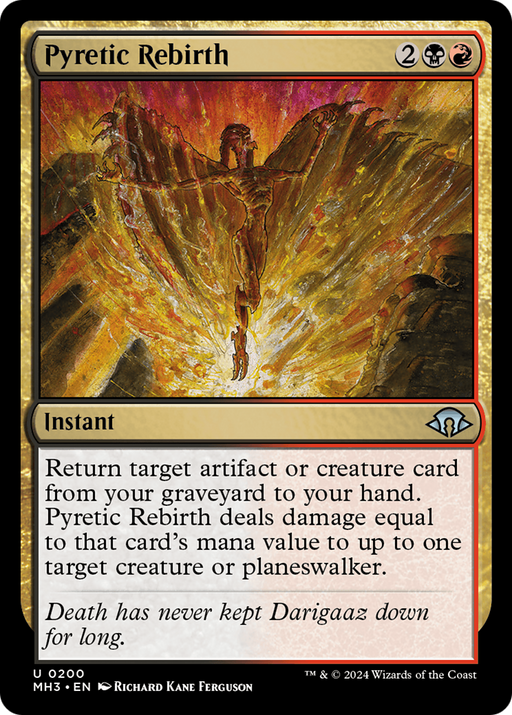 Pyretic Rebirth (MH3-200) - Modern Horizons 3 - for just $0.03! 