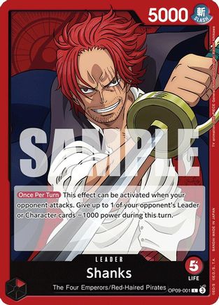 Shanks (001) (OP09-001) - Emperors in the New World - for just $0.08! 