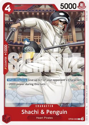 Shachi & Penguin (OP09-003) - Emperors in the New World - for just $0.05! 