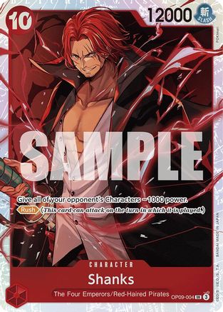 Shanks (004) (OP09-004) - Emperors in the New World Foil - for just $1.05! 