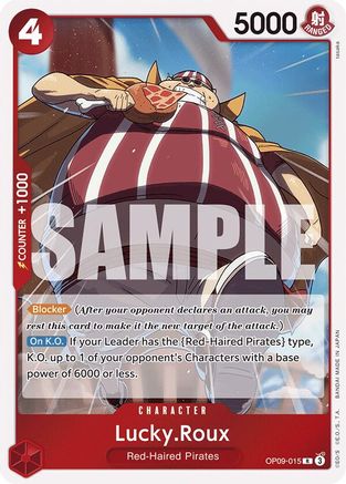 Lucky.Roux (OP09-015) - Emperors in the New World Foil - for just $0.08! 