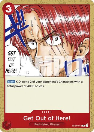Get Out of Here! (OP09-018) - Emperors in the New World - for just $0.05! 