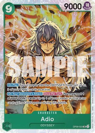 Adio (OP09-023) - Emperors in the New World - for just $0.38! 