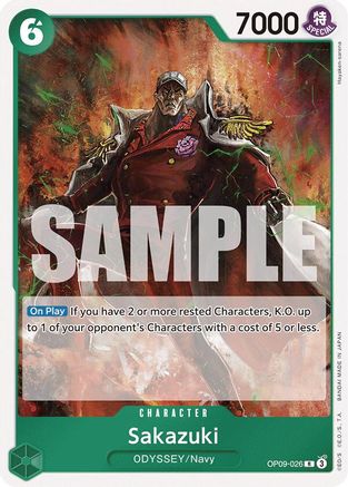 Sakazuki (OP09-026) - Emperors in the New World Foil - for just $0.05! 