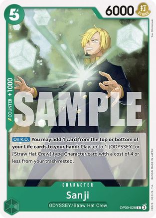 Sanji (028) (OP09-028) - Emperors in the New World - for just $0.05! 