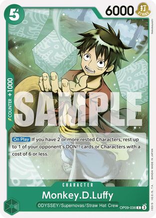 Monkey.D.Luffy (036) (OP09-036) - Emperors in the New World - for just $0.08! 