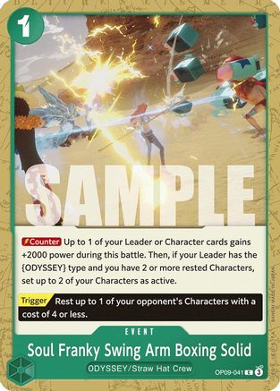 Soul Franky Swing Arm Boxing Solid (OP09-041) - Emperors in the New World - for just $0.04! 