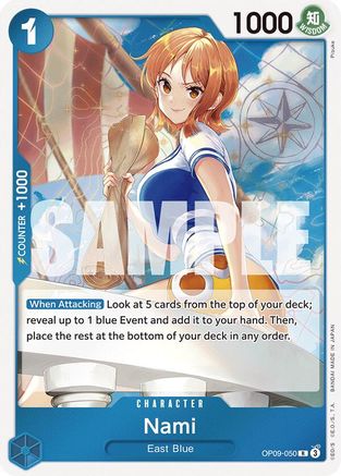 Nami (050) (OP09-050) - Emperors in the New World Foil - for just $0.15! 