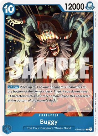 Buggy (051) (OP09-051) - Emperors in the New World Foil - for just $0.10! 