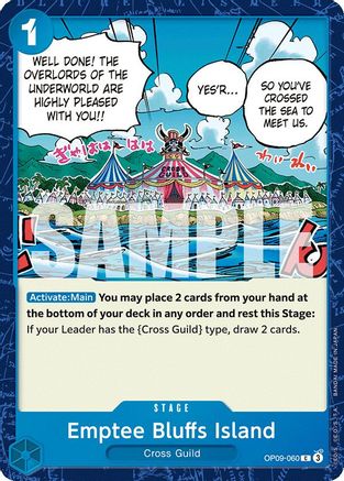 Emptee Bluffs Island (OP09-060) - Emperors in the New World - for just $0.05! 